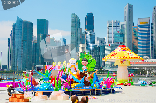 Image of Chinese New Year preparation. Singapore