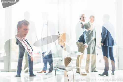 Image of Business communication concept photo.