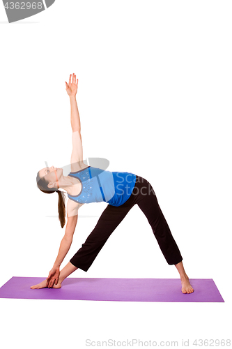 Image of Woman in Yoga Position