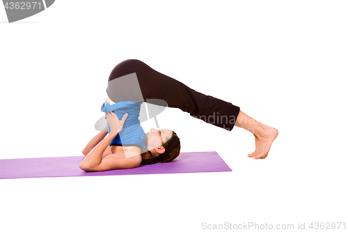 Image of Woman in Yoga Position