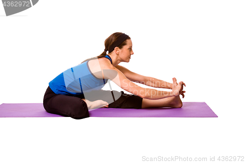 Image of Woman in Yoga Position