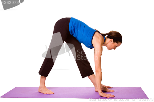 Image of Woman in Yoga Position