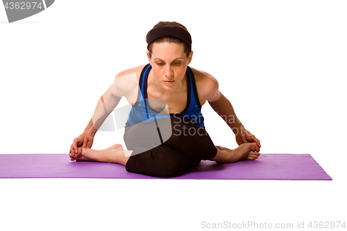 Image of Woman in Yoga Position