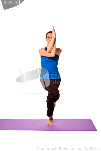 Image of Woman in Yoga Position