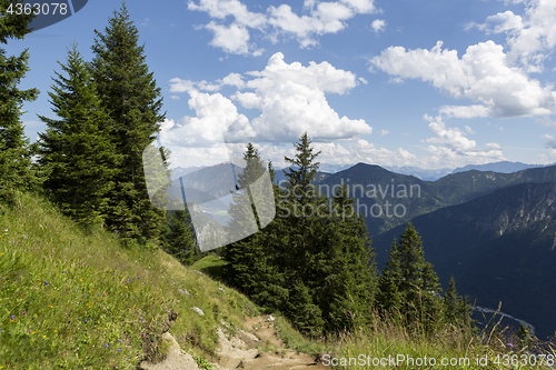 Image of View from mountain top in Bavaria, Germany