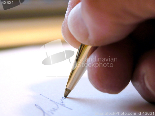 Image of writing