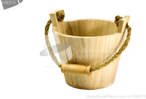 Image of small wooden busket