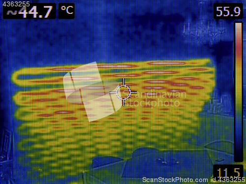 Image of Under Wall Thermal Imaging