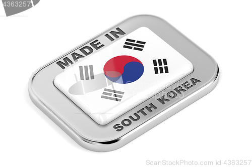 Image of Made in South Korea badge