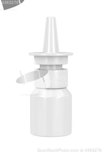 Image of Nasal spray isolated on white