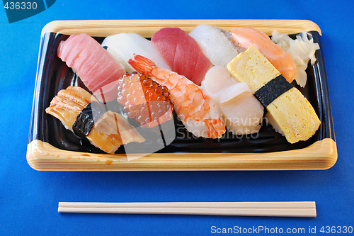 Image of Japanese sushi set