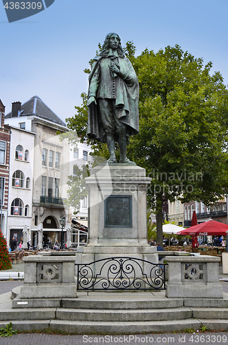 Image of The Hague, The Netherlands - August 18, 2015: A statue of Johan 