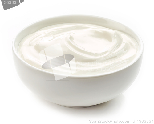 Image of bowl of sour cream yogurt