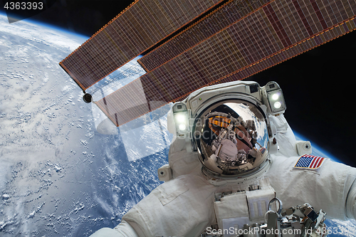 Image of Astronaut in outer space