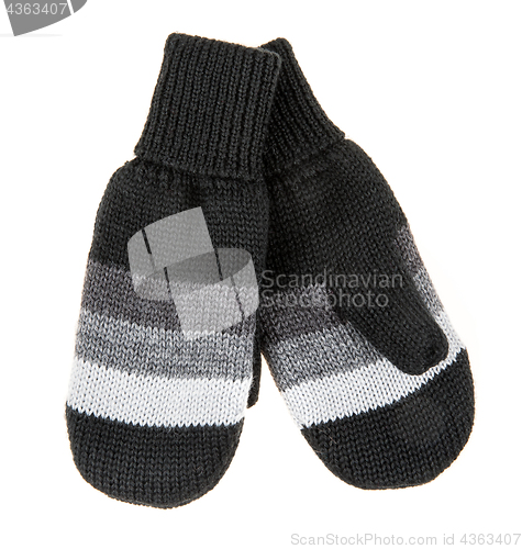 Image of Children\'s autumn-winter mittens