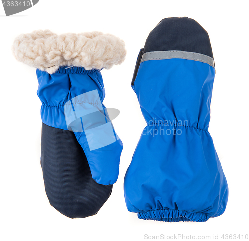 Image of Children\'s autumn-winter mittens