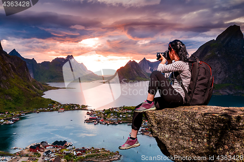 Image of Nature photographer Norway Lofoten archipelago.