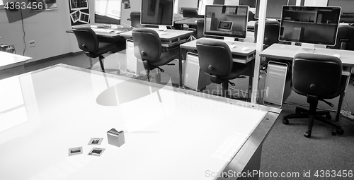 Image of Light Table Student Work Stations Desktop Computers School Class
