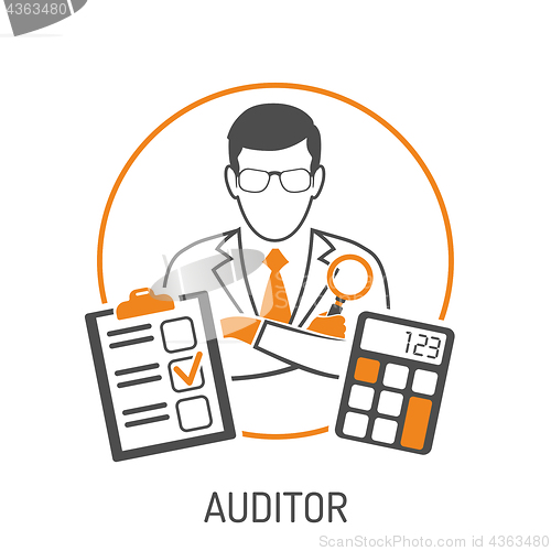 Image of Auditor and Accounting Concept