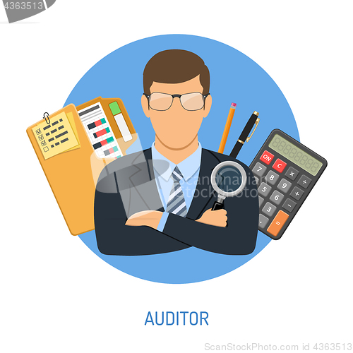 Image of Auditor and Accounting Concept