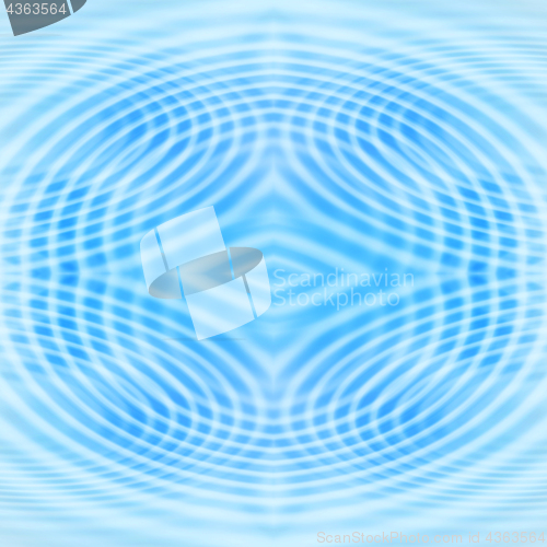 Image of Abstract blue background with concentric ripples water pattern