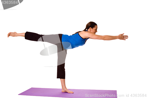 Image of Woman in Yoga Position