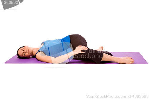 Image of Woman in Yoga Position