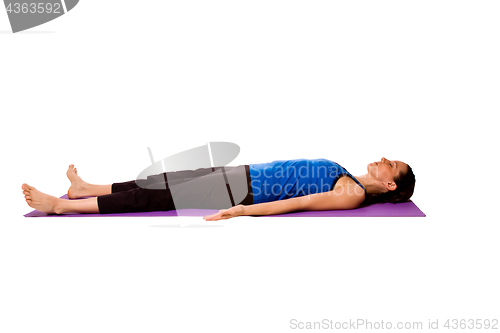 Image of Woman in Yoga Position