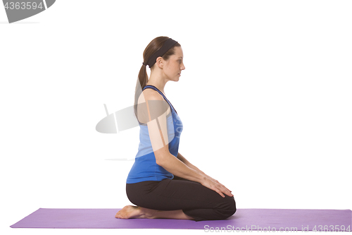 Image of Woman in Yoga Position