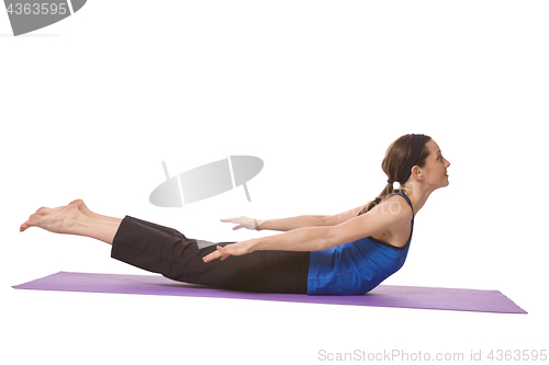 Image of Woman in Yoga Position