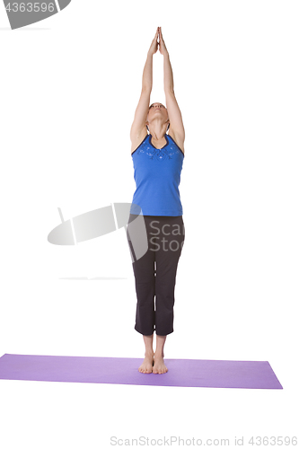 Image of Woman in Yoga Position