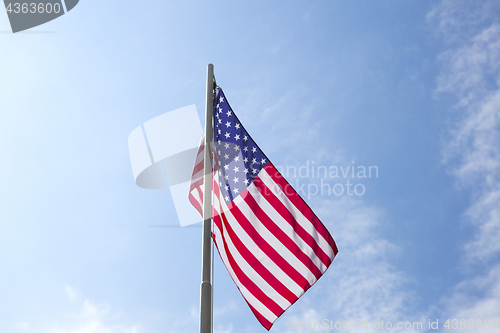 Image of Flag of United States on a flagpole