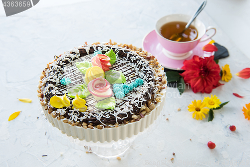 Image of Tasty cakes composition