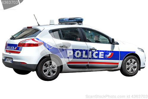 Image of French police car.