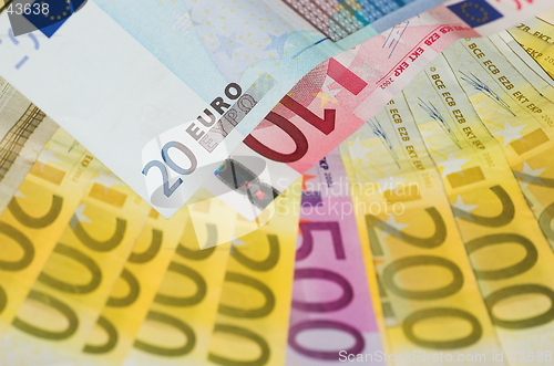 Image of European notes