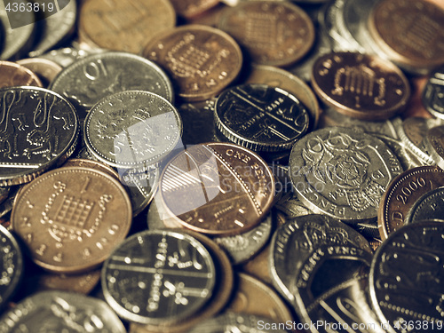 Image of Vintage Pound coins