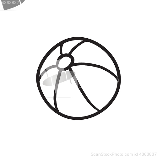 Image of Ball sketch icon.