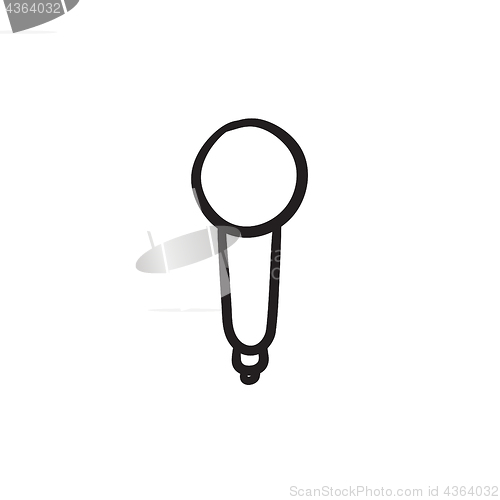 Image of Microphone sketch icon.