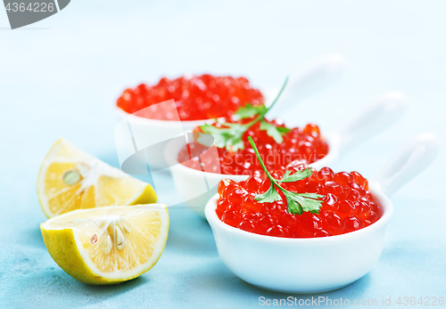 Image of salmon caviar