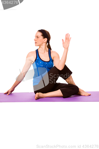 Image of Woman in Yoga Position