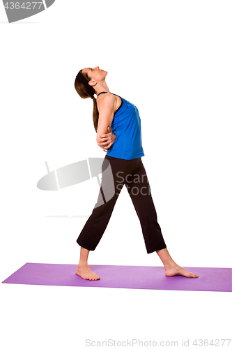 Image of Woman in Yoga Position