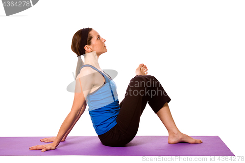 Image of Woman in Yoga Position