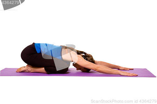 Image of Woman in Yoga Position