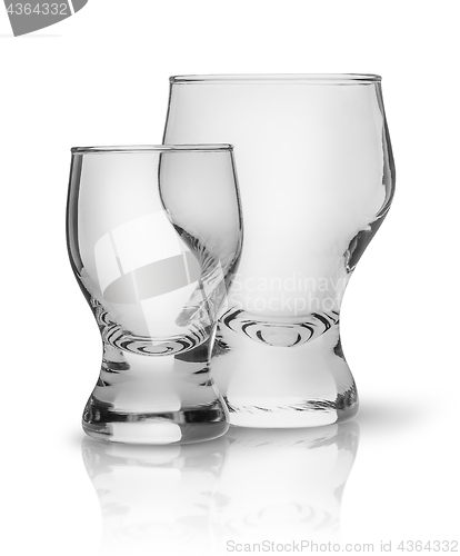 Image of Two glasses side by side