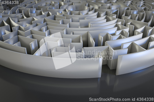 Image of a circle maze