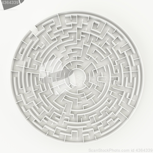 Image of a circle maze