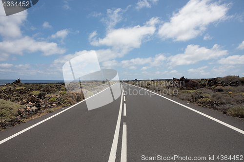 Image of Nothing wrong with the roads on Lanzarote.