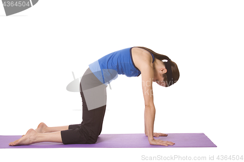 Image of Woman in Yoga Position