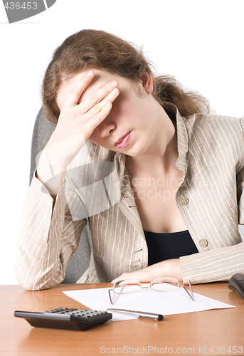 Image of The business woman is tired II