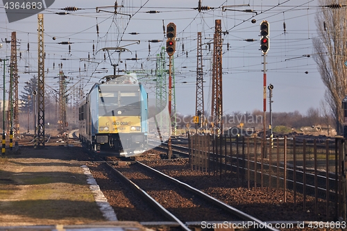 Image of Passanger train arriving